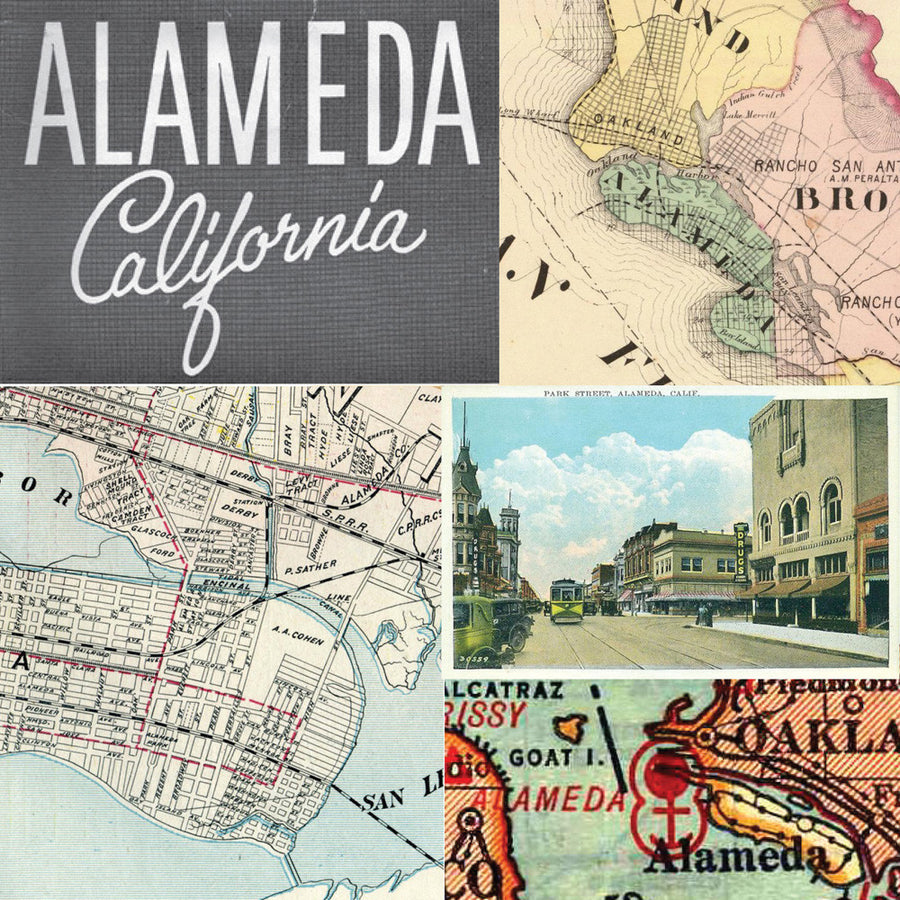 Alameda Island City 1854