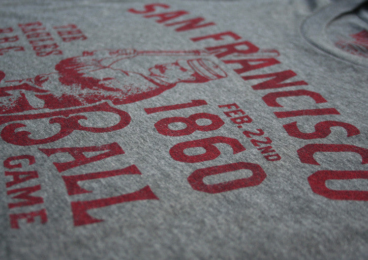  San Francisco Baseball Vintage Distressed Tee Met At Gameday T- Shirt : Clothing, Shoes & Jewelry