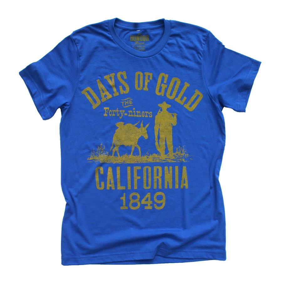 Days of Gold California T-Shirt (Royal Blue)