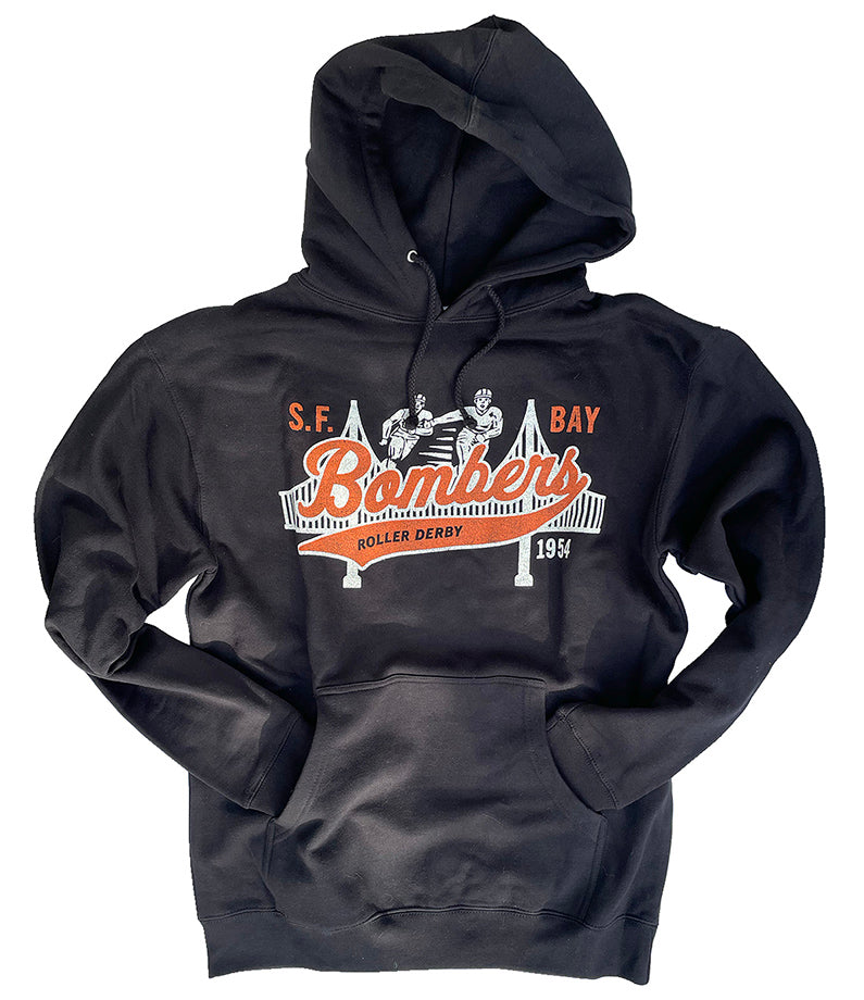 Bay Bombers Roller Derby Pullover Hoodie