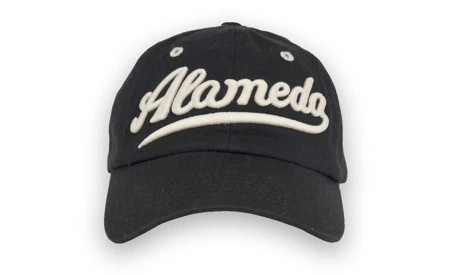 Alameda Script Baseball Cap - Black