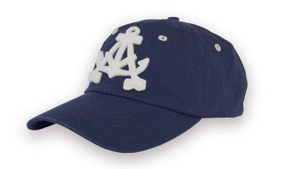 Alameda Anchor A Baseball Cap - Navy