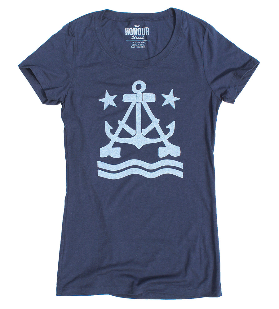Anchor A Women's Scoop Neck T-Shirt – Vintage Inspired California ...