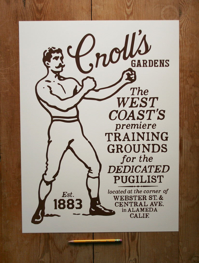 Croll's Boxing Gardens 18 x 24 Poster